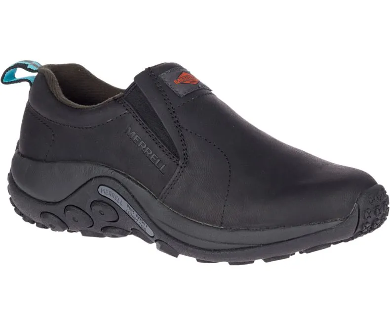 Merrell Work Women's Jungle Moc Leather Slip Resistant Slip-On Shoe