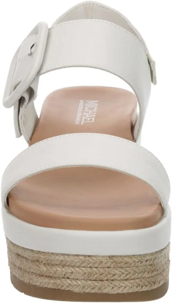 Michael By Michael Shannon Kira - Women's Classic Open Toe Espadrille Casual Strappy Summer Platform Sandal
