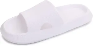mm Thick Cushioned Platform Comfy Slippers for Women and Men Summer Beach Indoor Outdoor Rubber Open Toe Slides