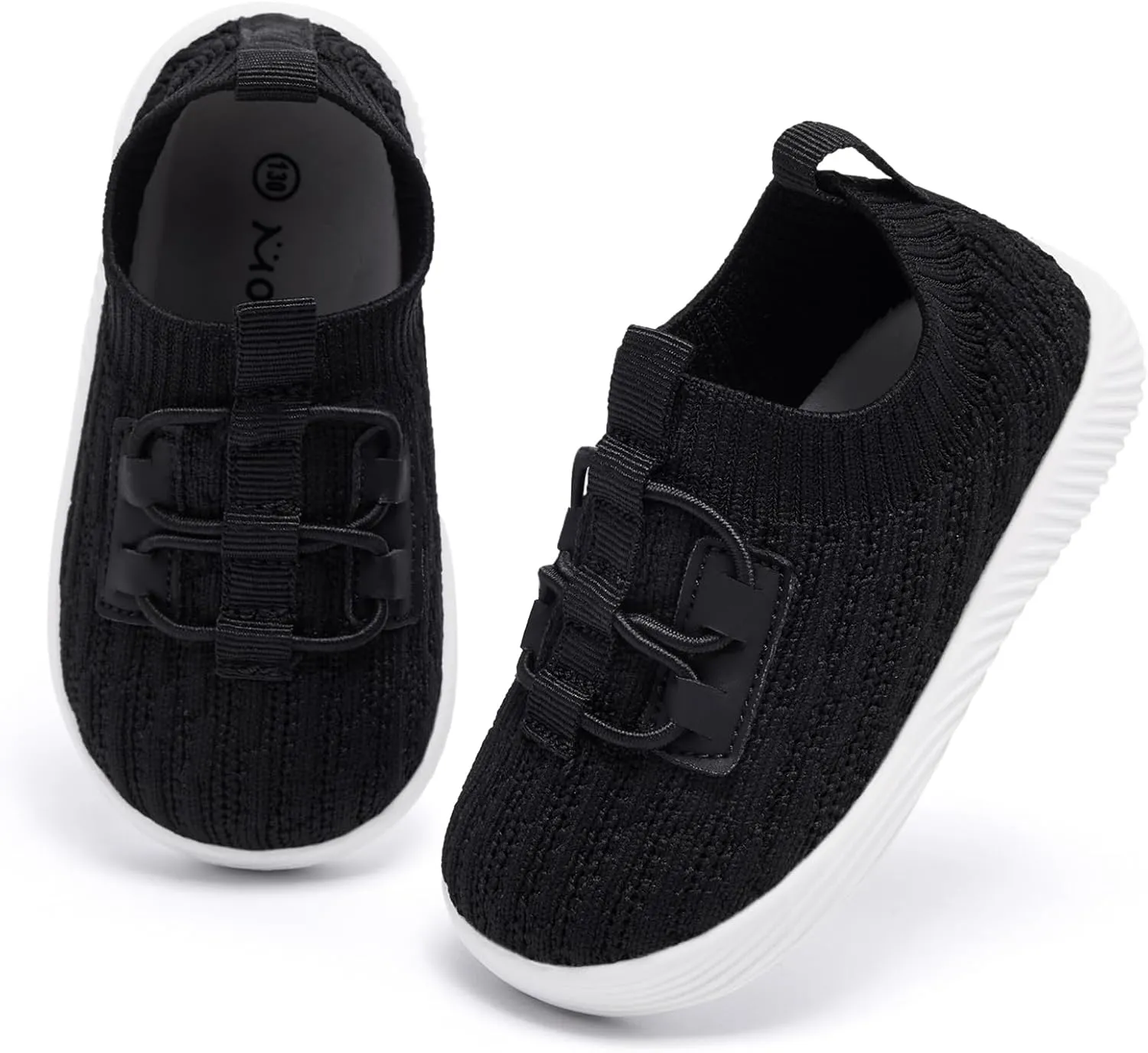 MORENDL Toddler Slip On Sneakers Baby Walking Shoes Non-Slip Breathable Boys & Girls Tennis Shoes Infant Running Shoes