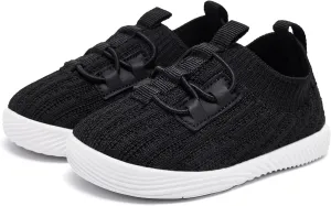 MORENDL Toddler Slip On Sneakers Baby Walking Shoes Non-Slip Breathable Boys & Girls Tennis Shoes Infant Running Shoes