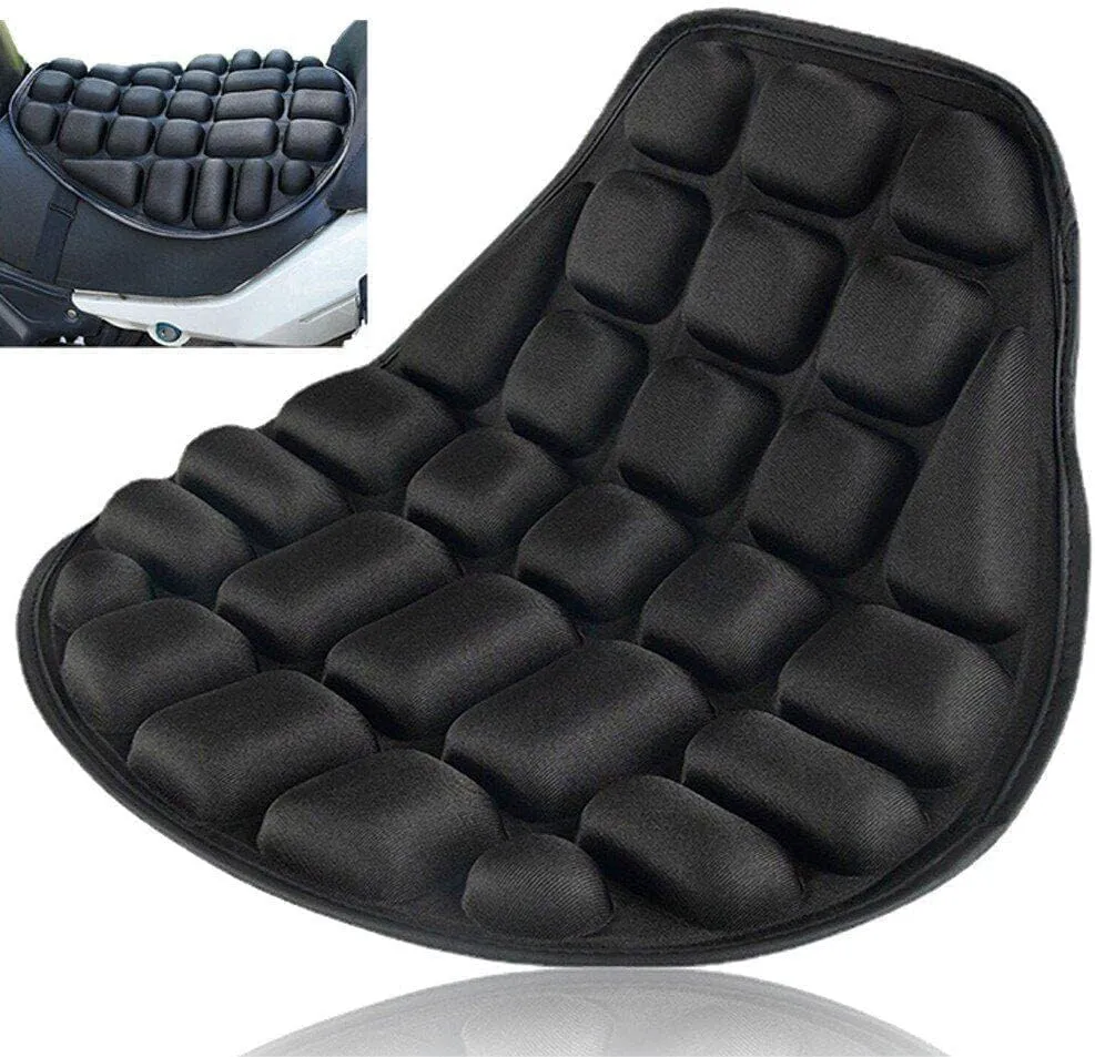 Motorcycle Seat Cushion for BMW R 1200 GS LC R1200GS ADV R1250GS Adventure, Breathable Shock Absorption, Honeycomb Structure Shock Absorption Air Cushion Seat Pad, Large 3D