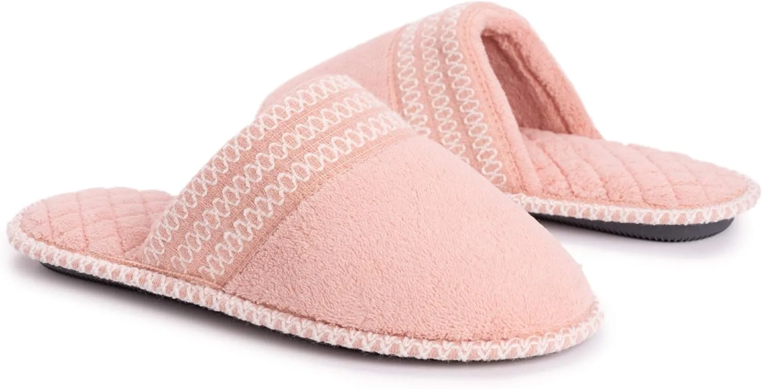 MUK LUKS Women's Cathy Micro Chenille Slipper