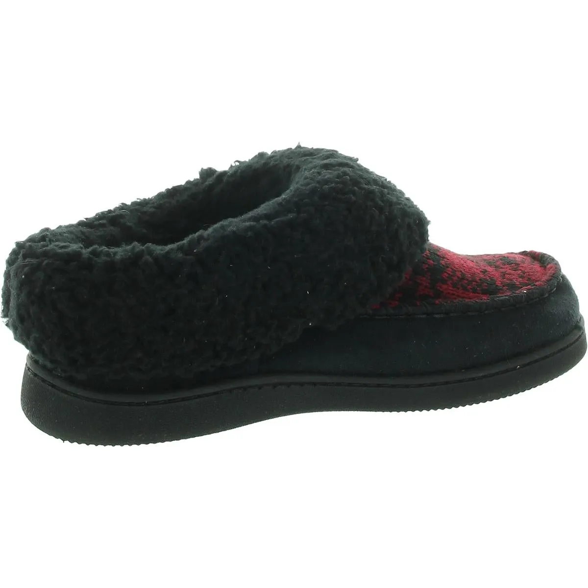 Muk Luks Womens  Memory Foam Faux Suede Bootie Slippers