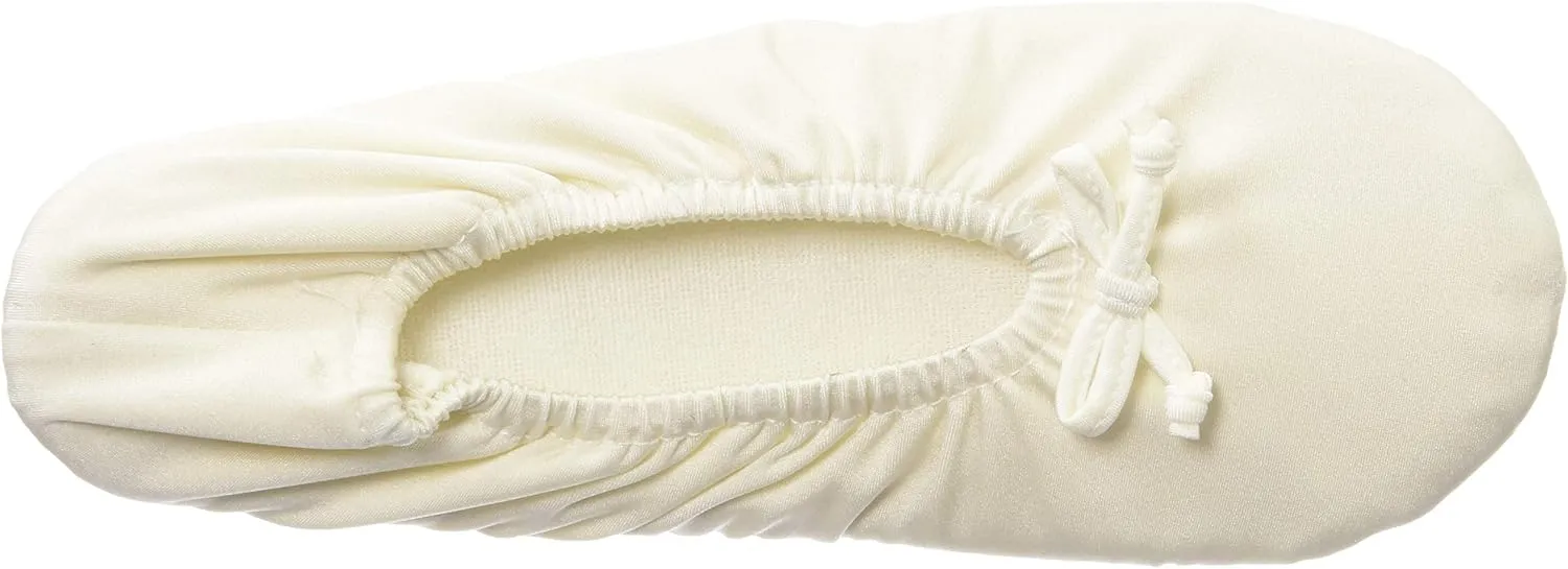 MUK LUKS Women's Stretch Satin Ballerina Slipper