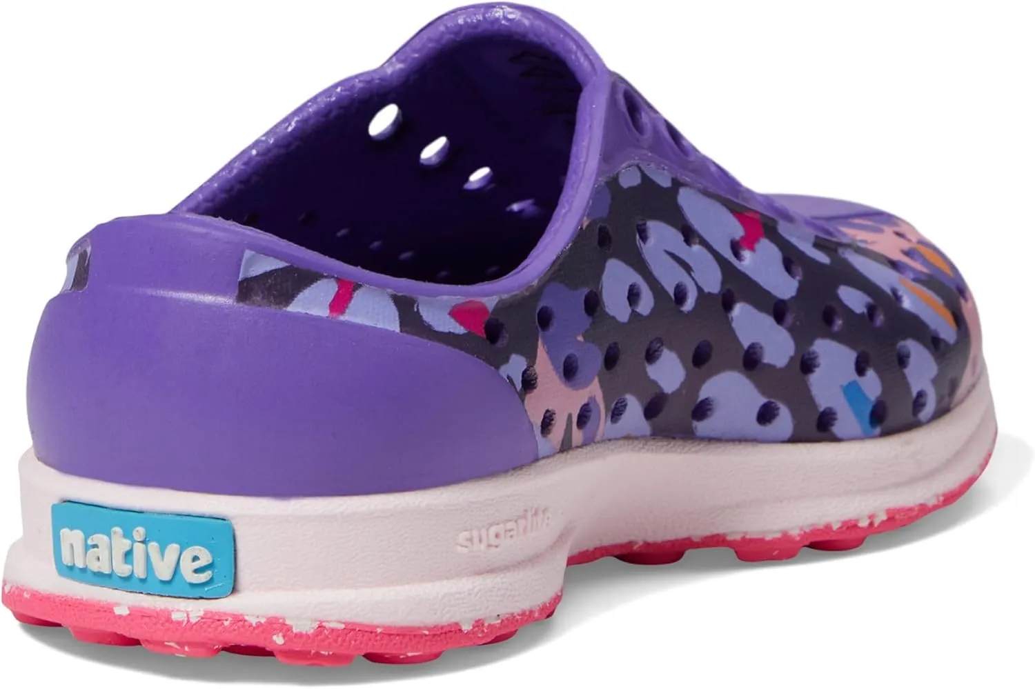 Native Shoes Kids Unisex Robbie Sugarlite Print Kids Slip-On Shoes (Little Kid) – Perforated – Synthetic Upper