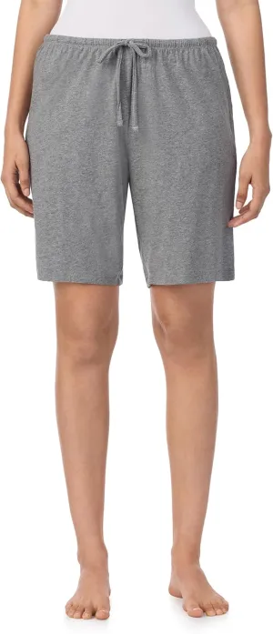Nautica Womens Sleep Bermuda Shorts - Lightweight, Breathable Pajama Bottoms - Cotton Knit Jersey Sleepwear and Loungewear