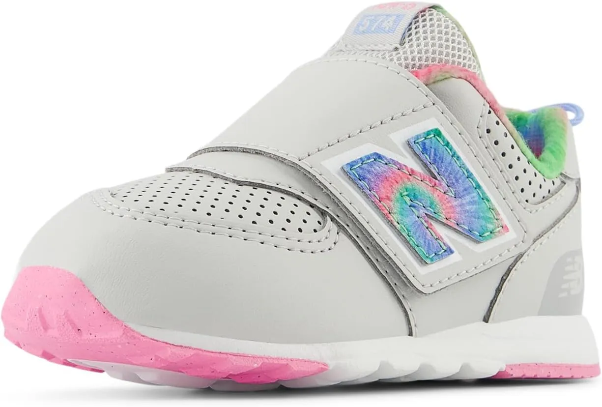New Balance Kids' 574 V1 New-B Hook and Loop Sneaker