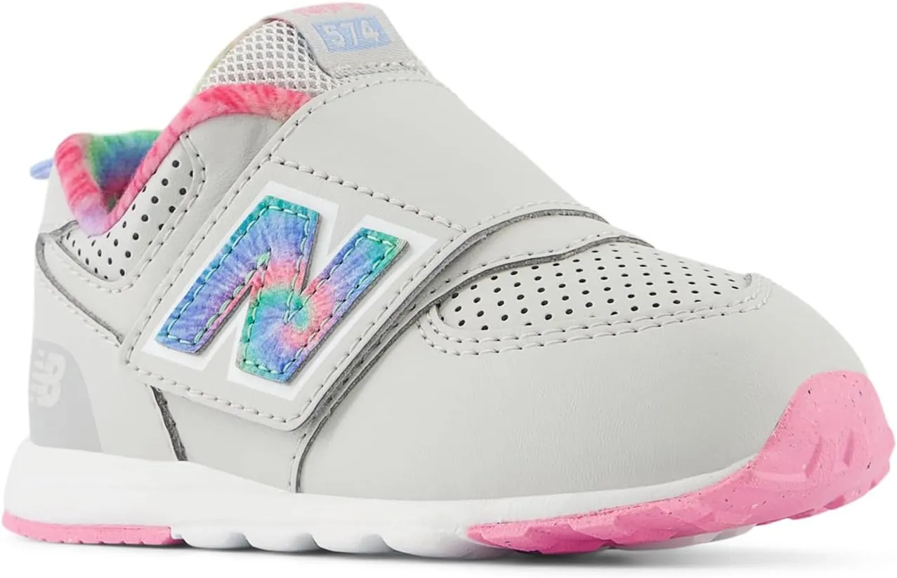 New Balance Kids' 574 V1 New-B Hook and Loop Sneaker