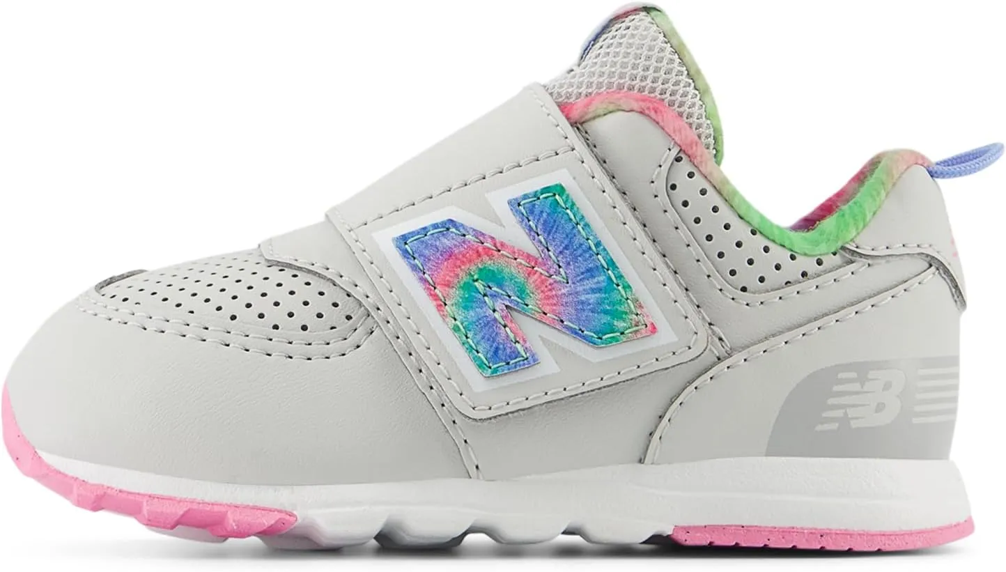 New Balance Kids' 574 V1 New-B Hook and Loop Sneaker