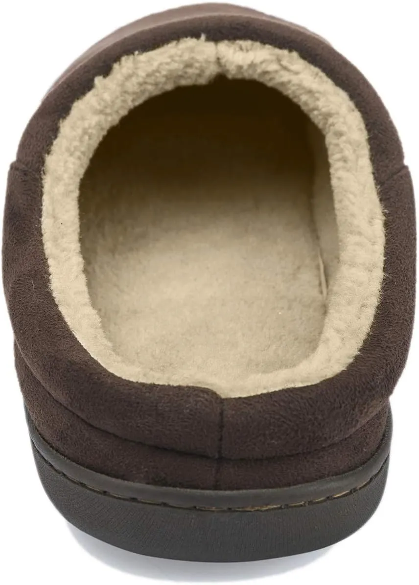 NewDenBer Women's Cozy Memory Foam Slippers Suede Fuzzy Plush Fleece Lined Slip On Indoor Outdoor House Shoes