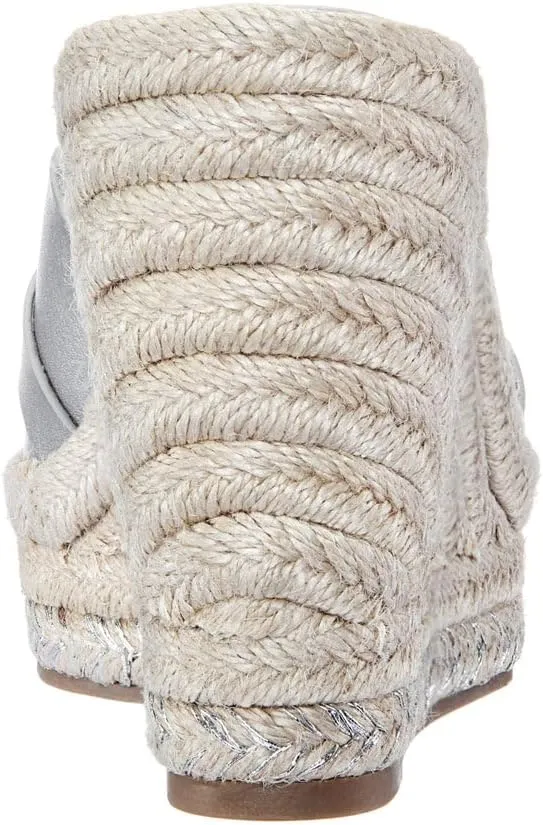 NINA Daybreaks Electra - Women's Simply Chic Vegan Vachetta Espadrille Wedge Sandals Shoes - Effortless Style and Comfort! - Slip On Womens Shoes