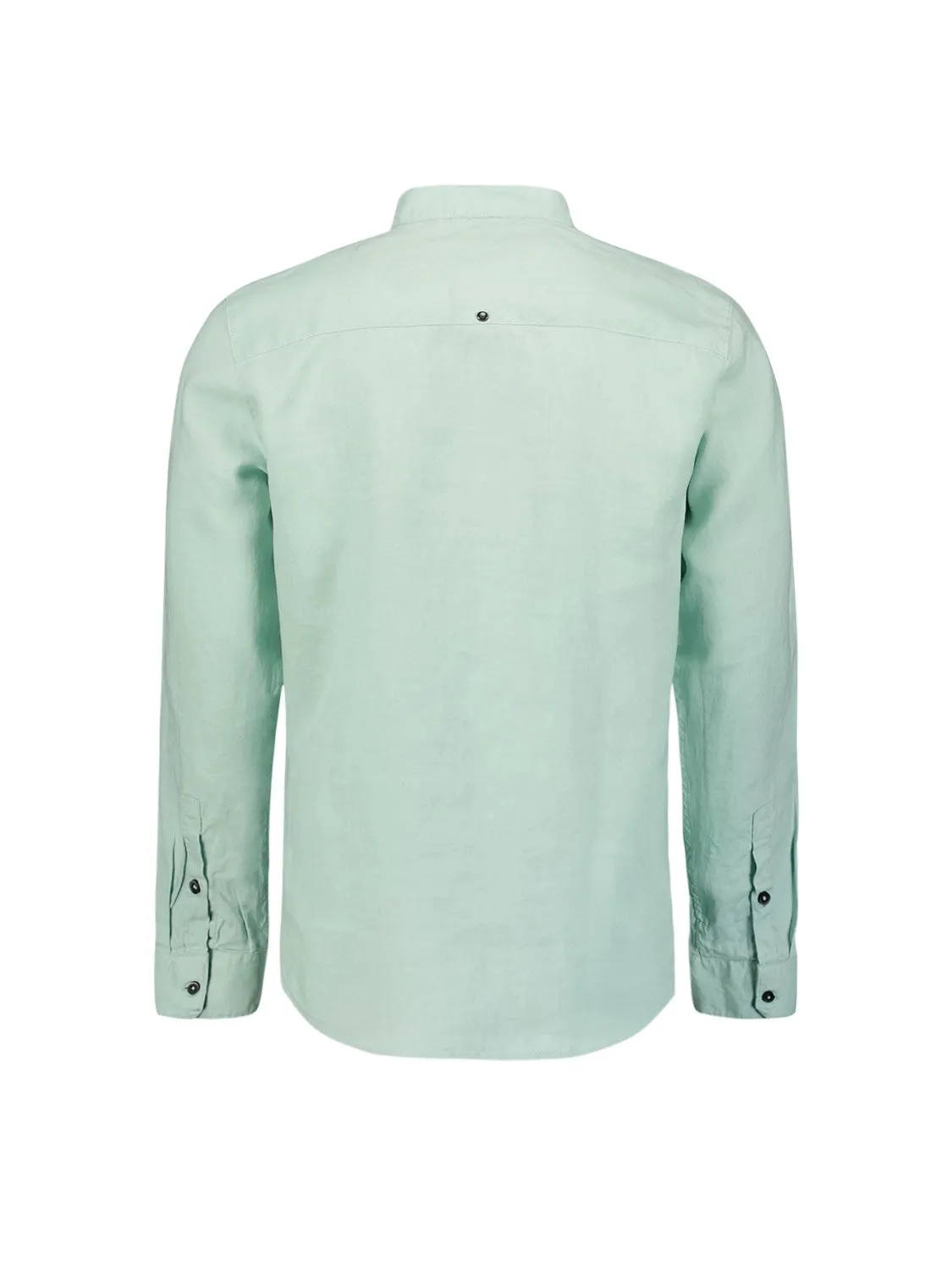 NO EXCESS PURE LINEN GRANDAD COLLAR L/S SHIRT 23470214SN