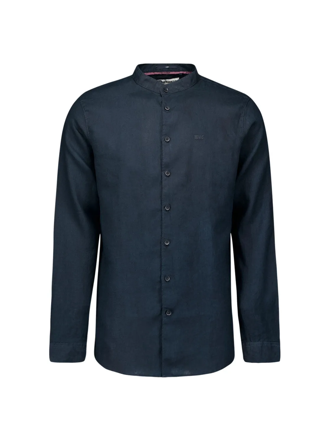 NO EXCESS PURE LINEN GRANDAD COLLAR L/S SHIRT 23470214SN