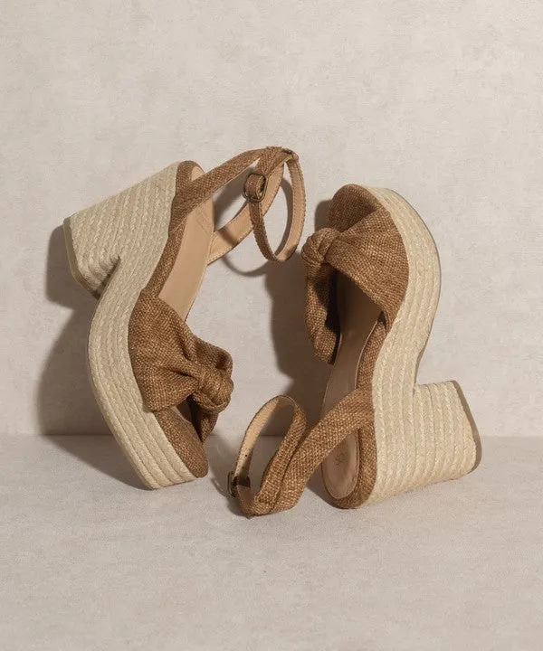 OASIS SOCIETY MACKENZIE - ESPADRILLE WEDGE SANDAL