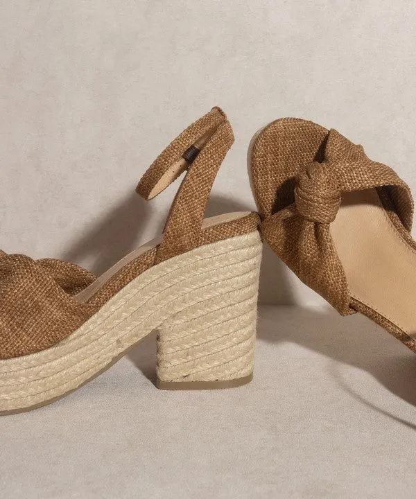 OASIS SOCIETY MACKENZIE - ESPADRILLE WEDGE SANDAL