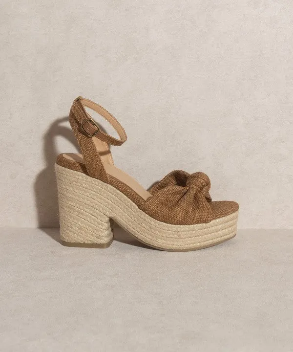 OASIS SOCIETY MACKENZIE - ESPADRILLE WEDGE SANDAL