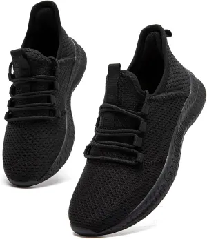 Oltyutc Mens Gym Running Shoes Slip-On Tennis Shoes Non Slip Breathable Workout Sneakers for Walking Jogging