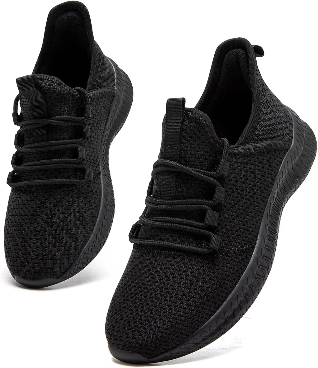 Oltyutc Mens Gym Running Shoes Slip-On Tennis Shoes Non Slip Breathable Workout Sneakers for Walking Jogging