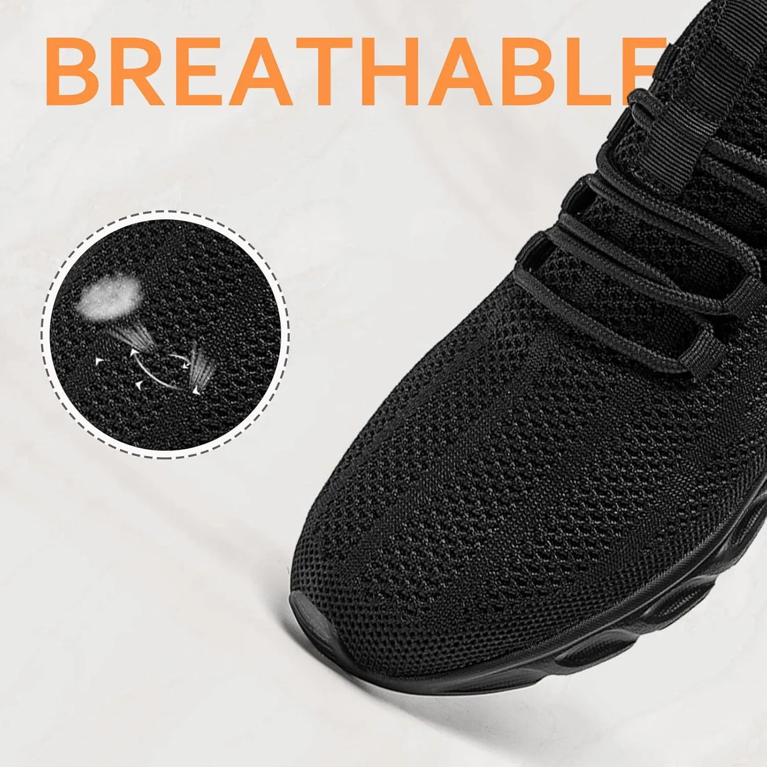 Oltyutc Mens Gym Running Shoes Slip-On Tennis Shoes Non Slip Breathable Workout Sneakers for Walking Jogging