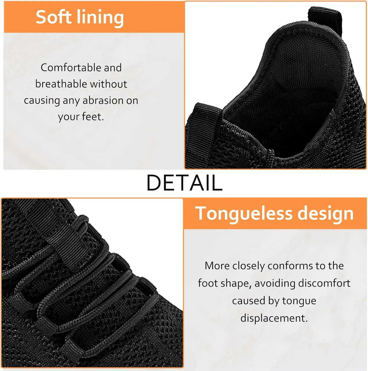 Oltyutc Mens Gym Running Shoes Slip-On Tennis Shoes Non Slip Breathable Workout Sneakers for Walking Jogging