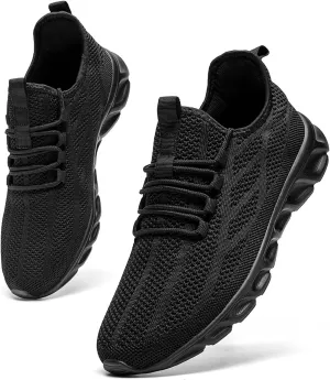 Oltyutc Mens Gym Running Shoes Slip-On Tennis Shoes Non Slip Breathable Workout Sneakers for Walking Jogging