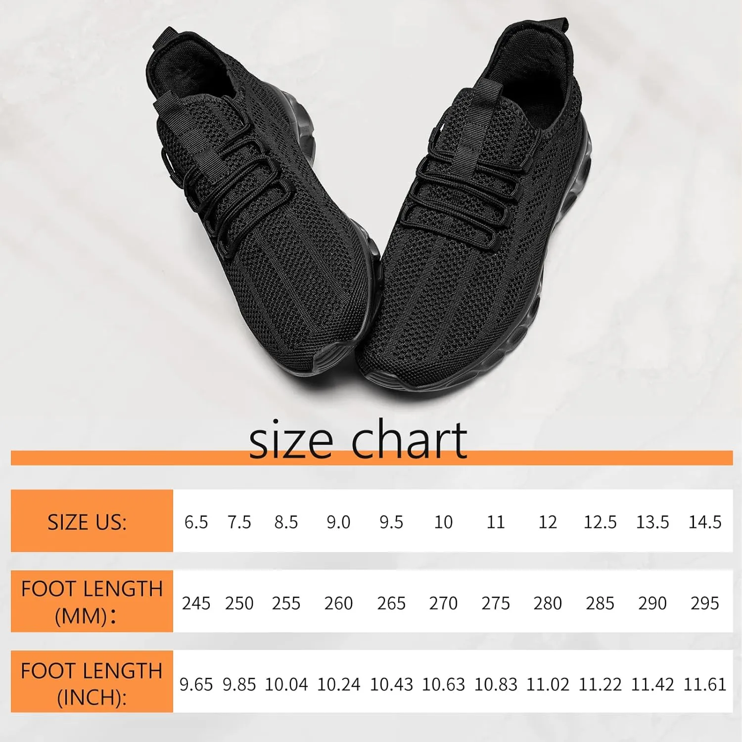 Oltyutc Mens Gym Running Shoes Slip-On Tennis Shoes Non Slip Breathable Workout Sneakers for Walking Jogging