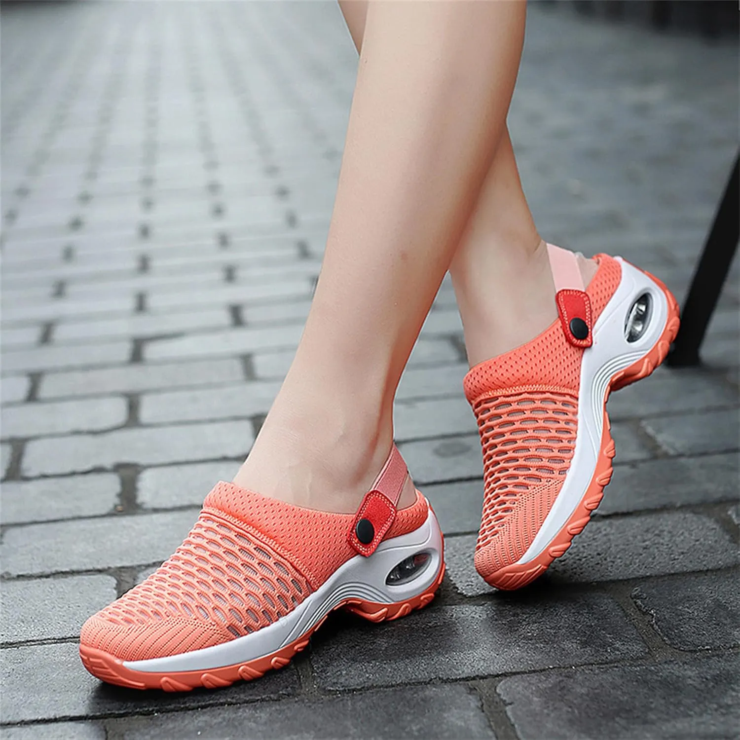 Orthopedic Clogs for Women, Women's Orthopedic Clogs with Air Cushion Support to Reduce Back & Knee Pressure, Slip-on