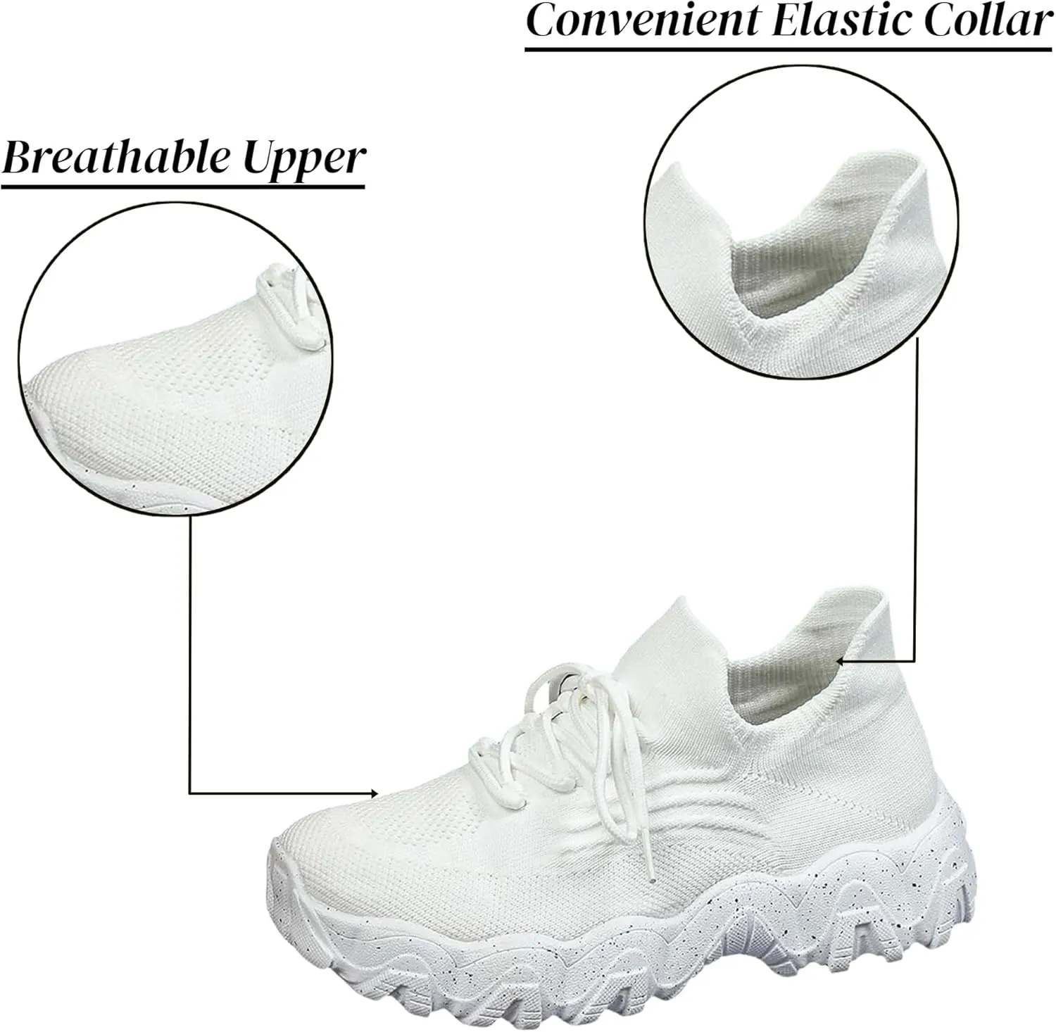 Orthopedic Shoes for Women Woven Breathable Soft Sole Slip on Walking Shoes with Arch Support Daily Commuting Shoes