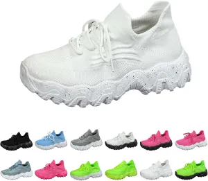 Orthopedic Shoes for Women Woven Breathable Soft Sole Slip on Walking Shoes with Arch Support Daily Commuting Shoes