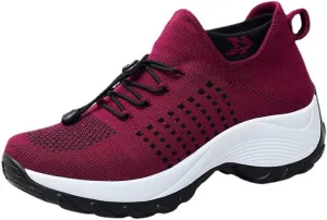 Orthopedic Sneakers for Women Breathable Slip on Trainers Women's Comfortable Casual Athletic Walking Shoes
