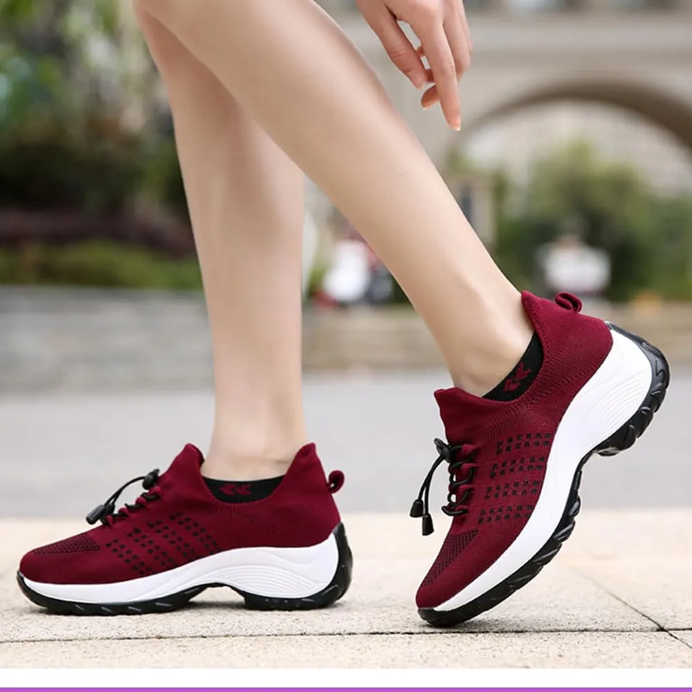 Orthopedic Sneakers for Women Breathable Slip on Trainers Women's Comfortable Casual Athletic Walking Shoes
