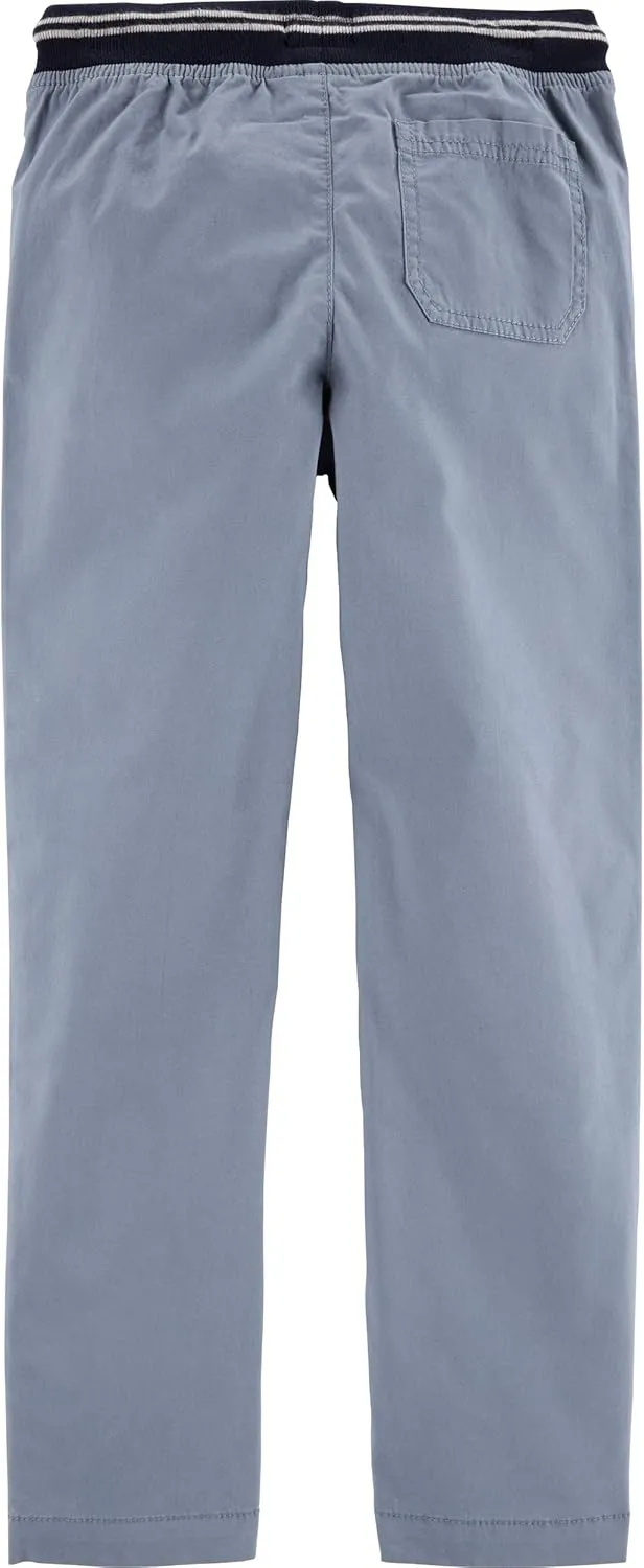 OSHKOSH B'GOSH Boys' Pull-on Twill Joggers