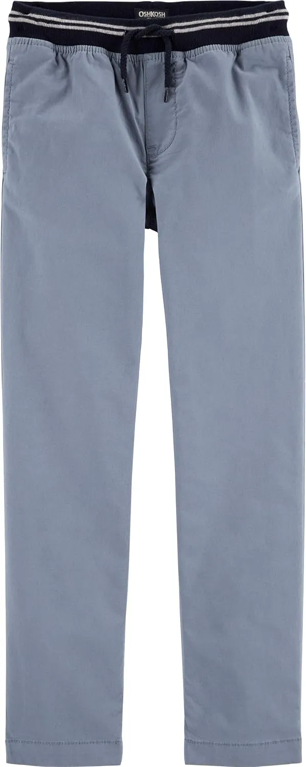 OSHKOSH B'GOSH Boys' Pull-on Twill Joggers