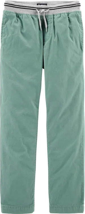 OSHKOSH B'GOSH Boys' Pull-on Twill Joggers