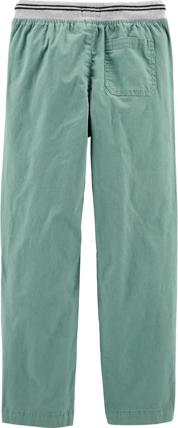 OSHKOSH B'GOSH Boys' Pull-on Twill Joggers