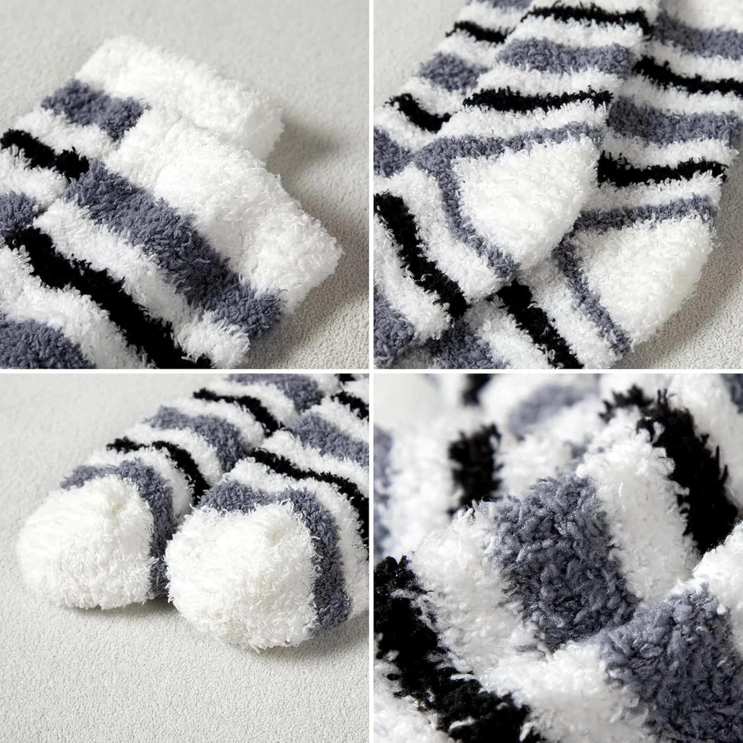 Passionbility Fuzzy Socks for Women - Fluffy Socks Women, Women Slipper Socks of Coral Fleece