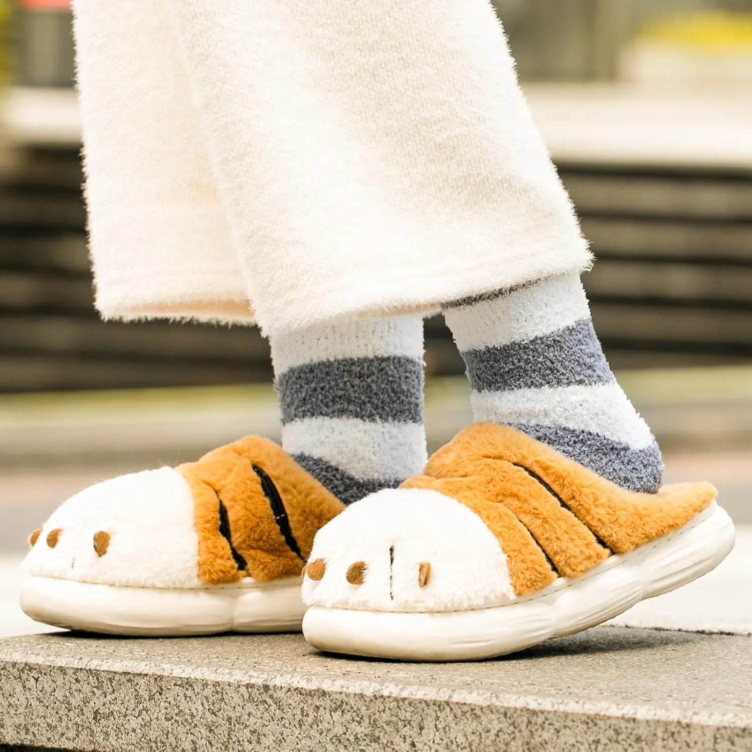 Passionbility Fuzzy Socks for Women - Fluffy Socks Women, Women Slipper Socks of Coral Fleece