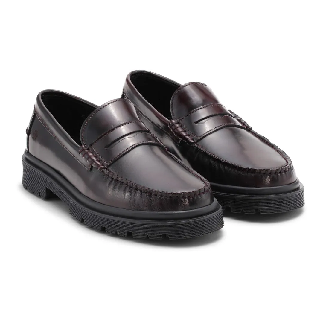 Playboy Austin Loafers Bordo polido leather