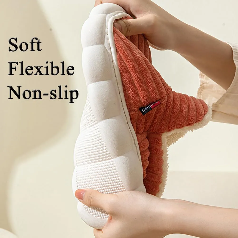 Pluffi The Cozy & Stylish Slipper, Pluffi Slippers Booties, Pluffi Comfy Fluffy Cloud Thick-Soled Shoes for Indoor Outdoor