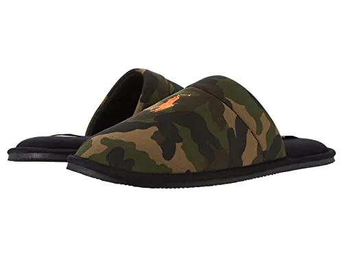 POLO RALPH LAUREN Klarence Scuff Slipper Camo 9 M