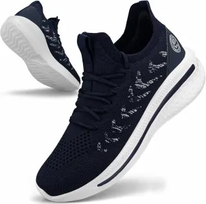 Pujcs Womens Sneakers Slip On Walking Shoes Breathable Running Shoes Lightweight Mesh Gym Shoes Non Slip Workout Shoes
