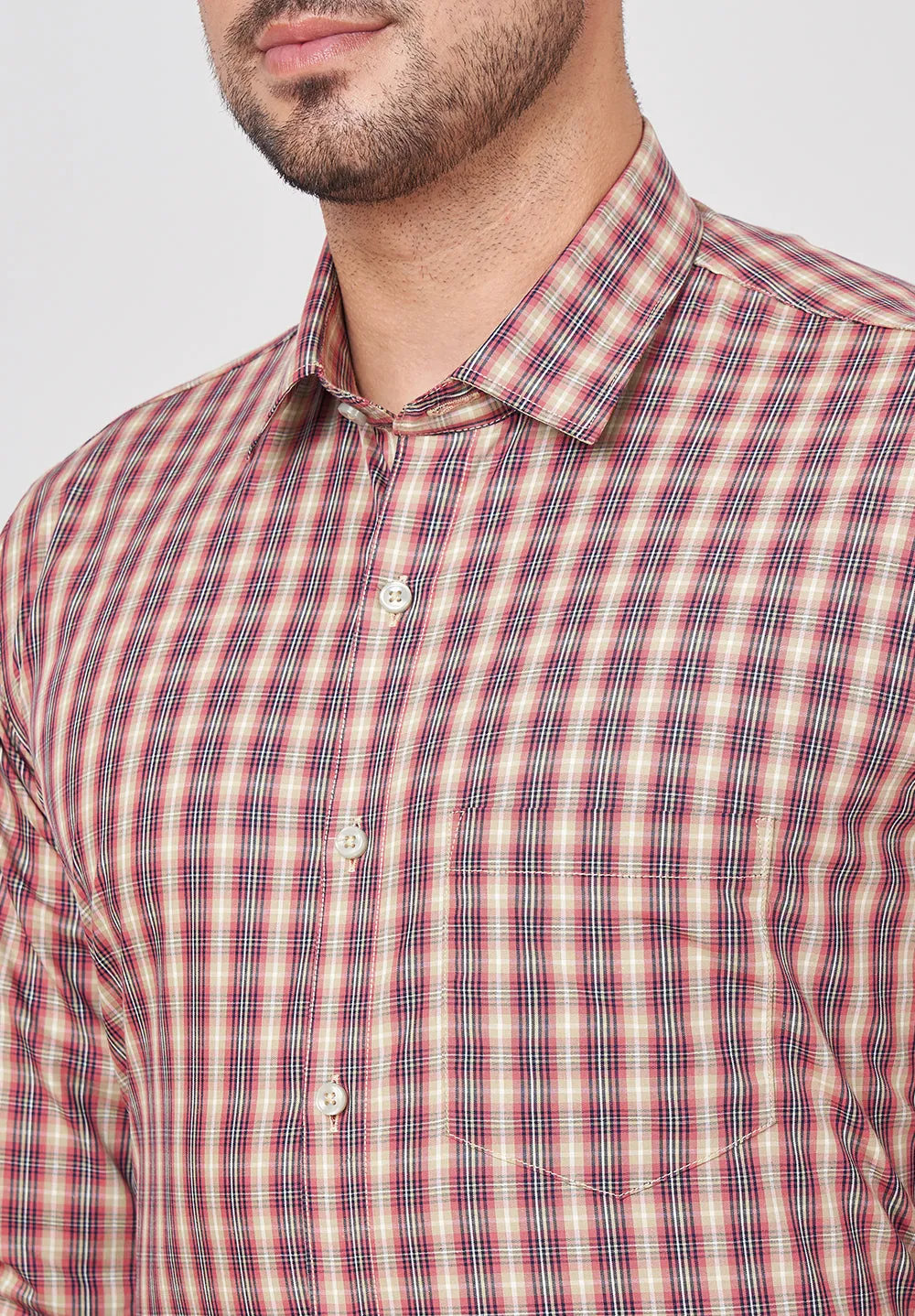 Pure Cotton Formal-slim Fit Shirt - S43487
