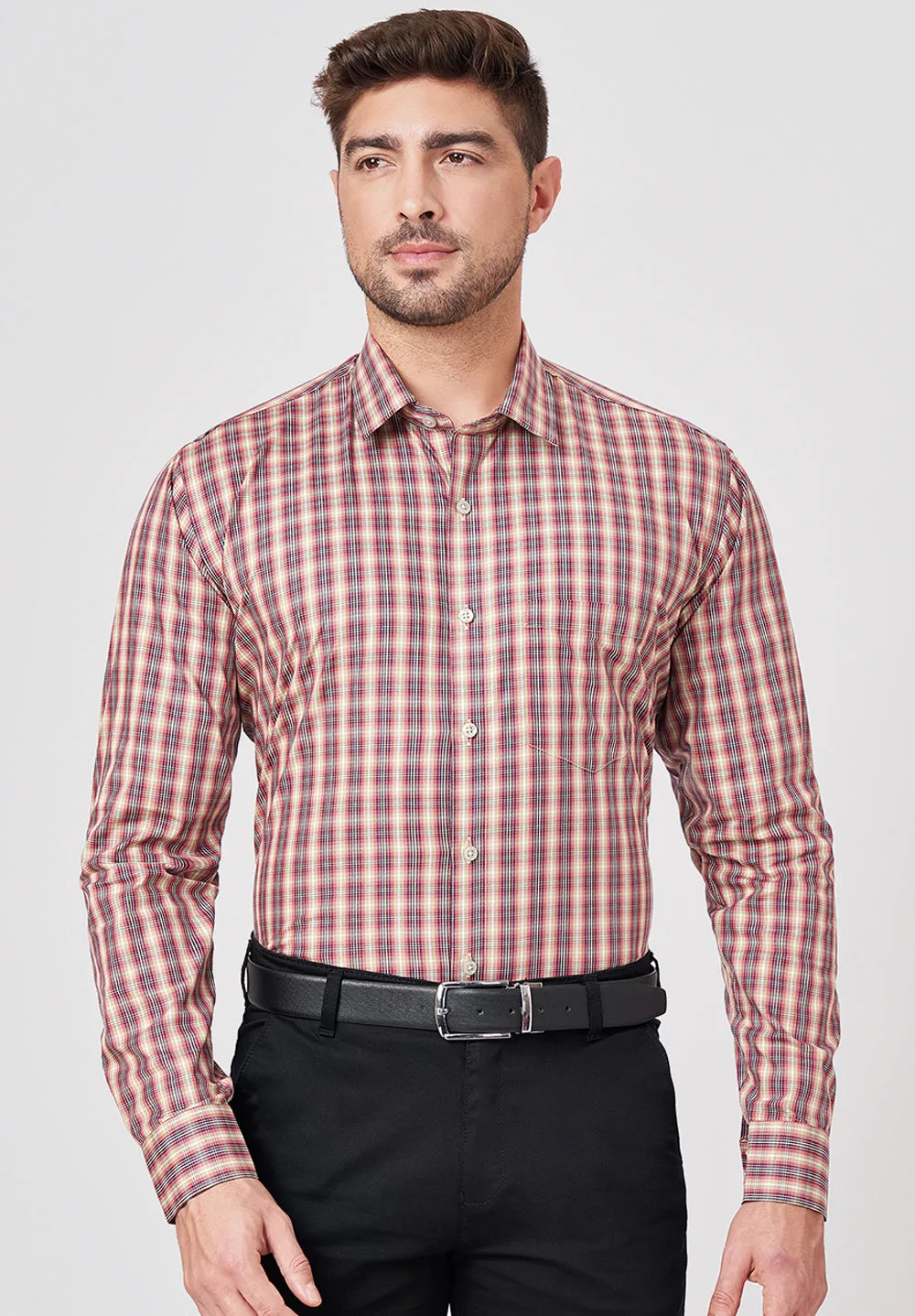 Pure Cotton Formal-slim Fit Shirt - S43487
