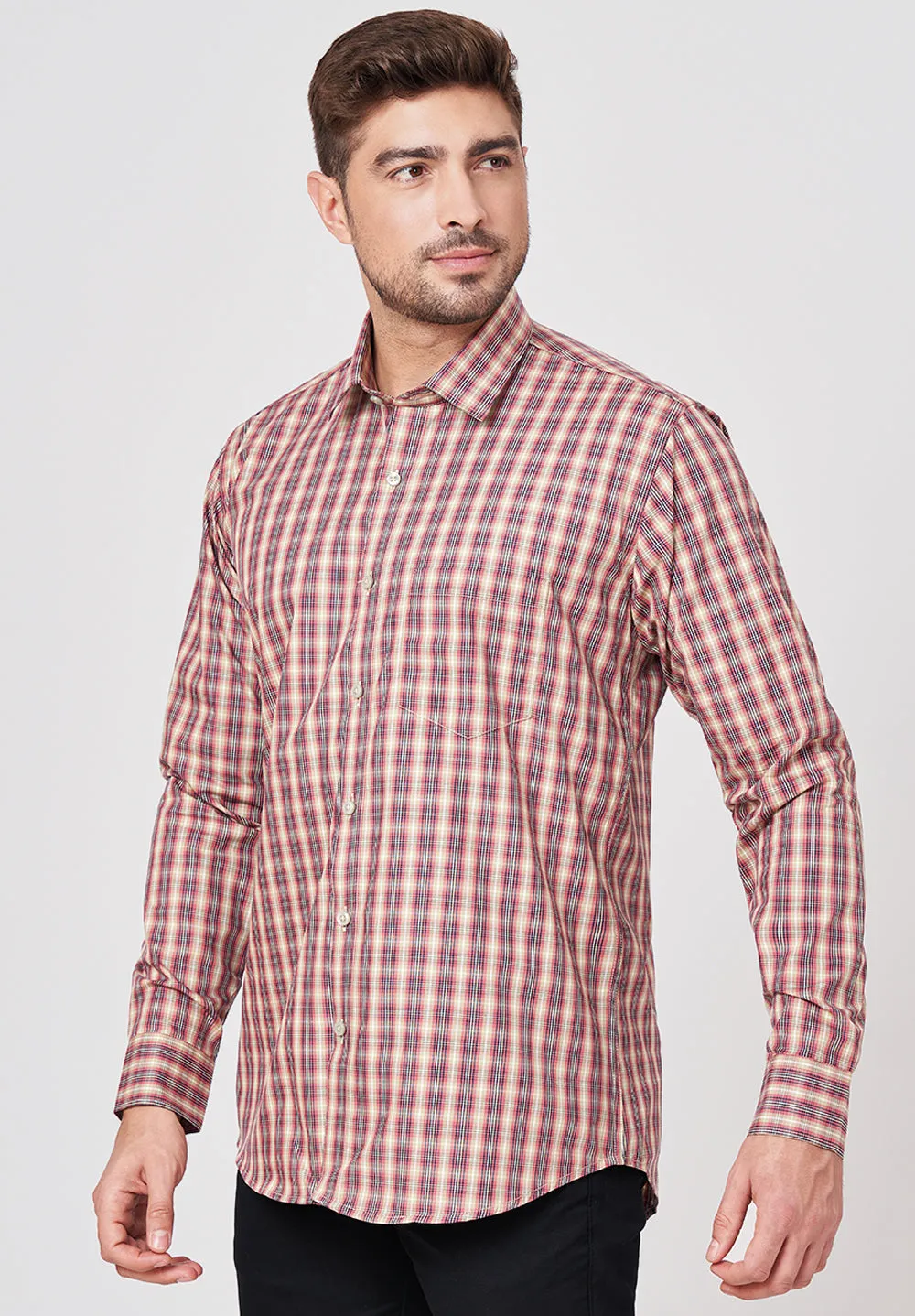 Pure Cotton Formal-slim Fit Shirt - S43487