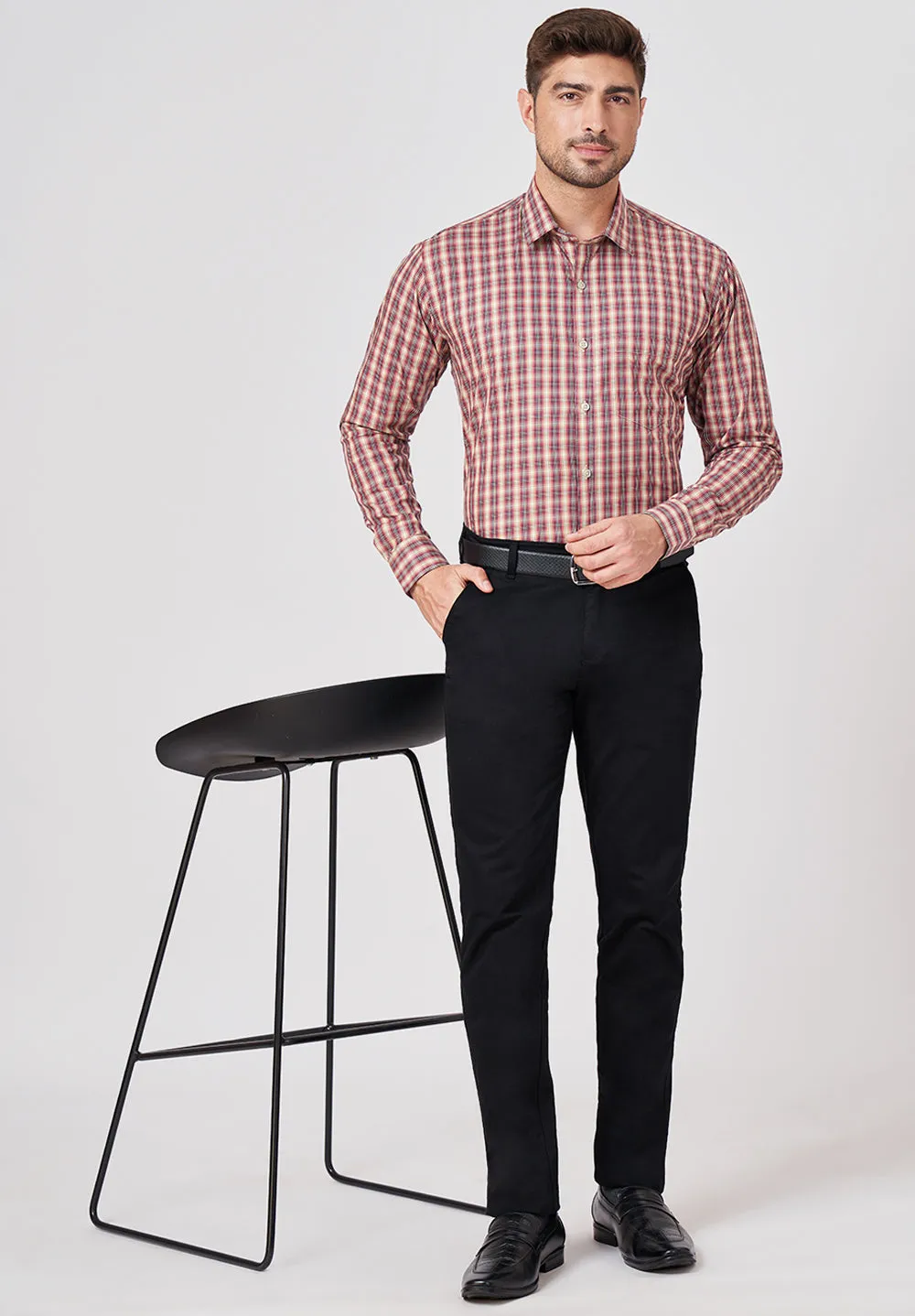 Pure Cotton Formal-slim Fit Shirt - S43487