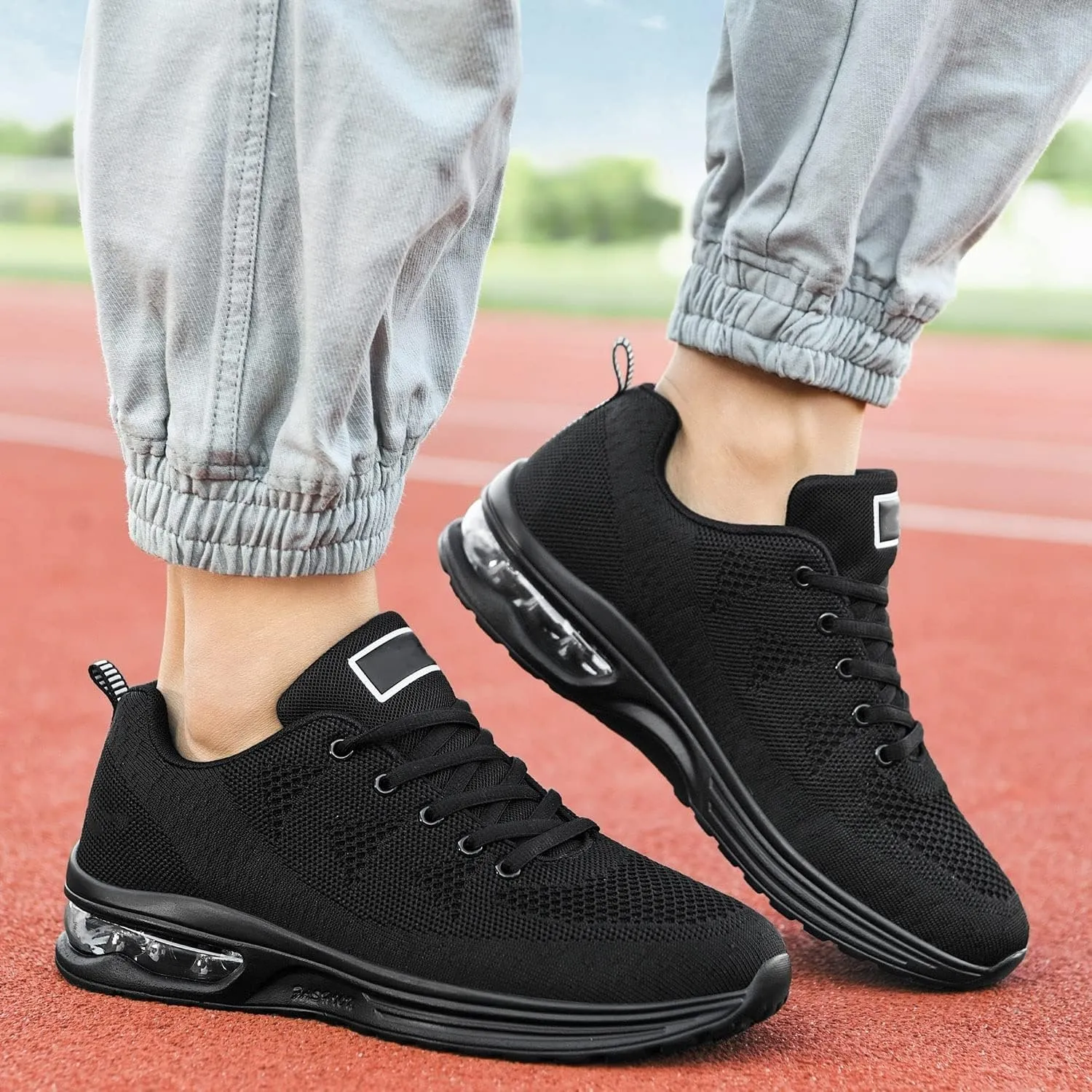 QAUPPE Womens Fashion Lightweight Sports Walking Sneakers Breathable Gym Jogging Running Tennis Shoes US 5.5-11 B(M)…