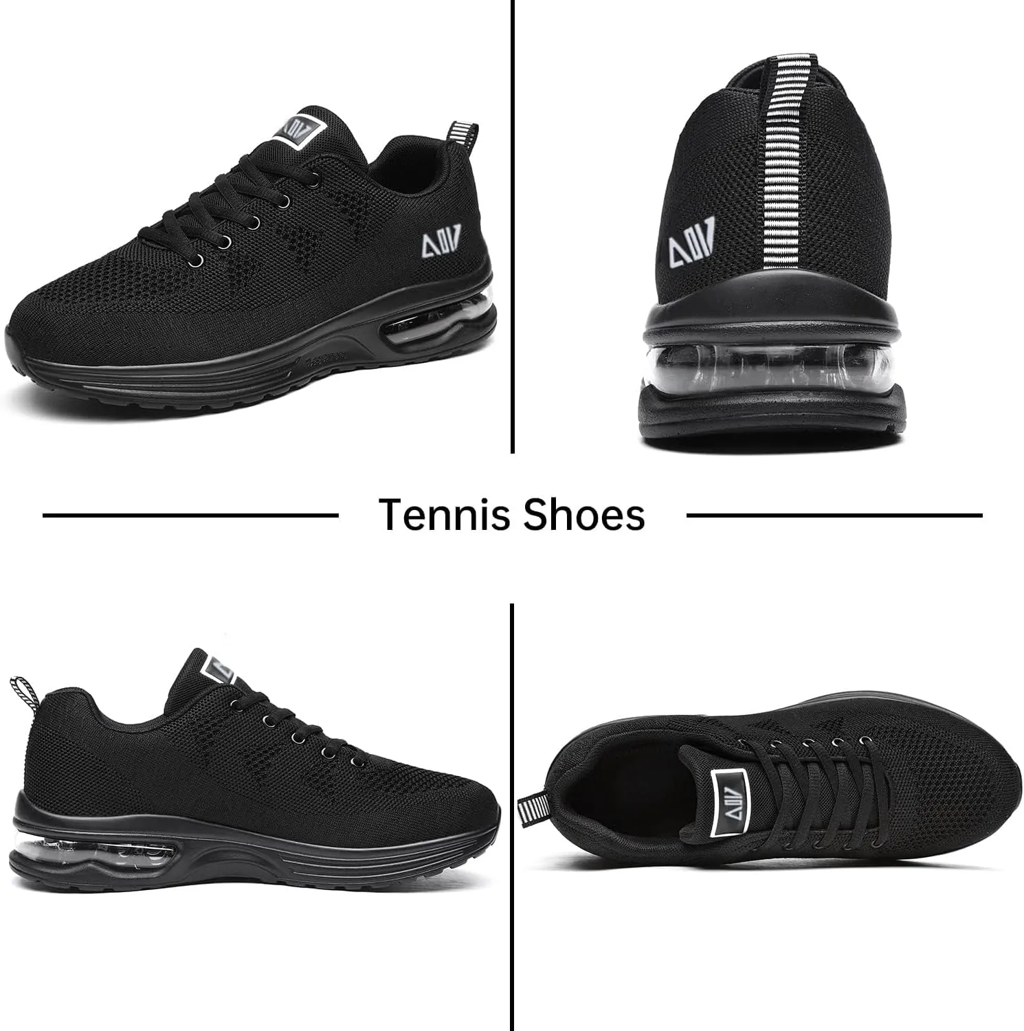 QAUPPE Womens Fashion Lightweight Sports Walking Sneakers Breathable Gym Jogging Running Tennis Shoes US 5.5-11 B(M)…