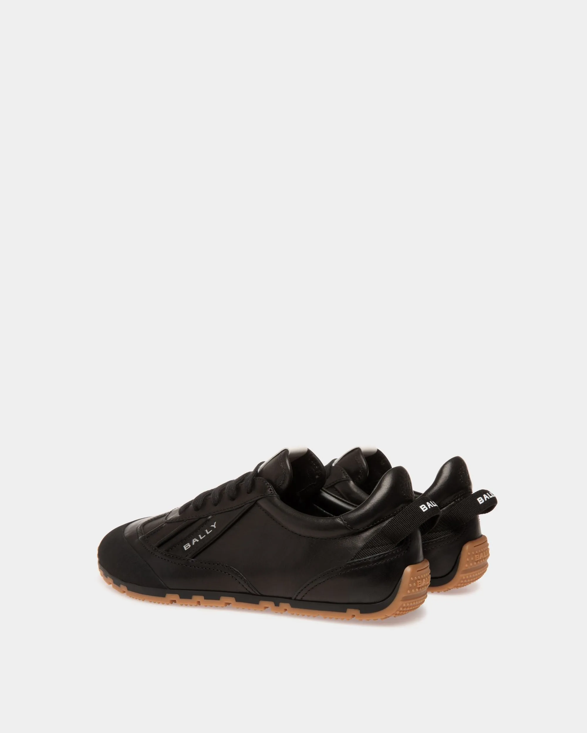 Quarry Sneaker in Black Leather