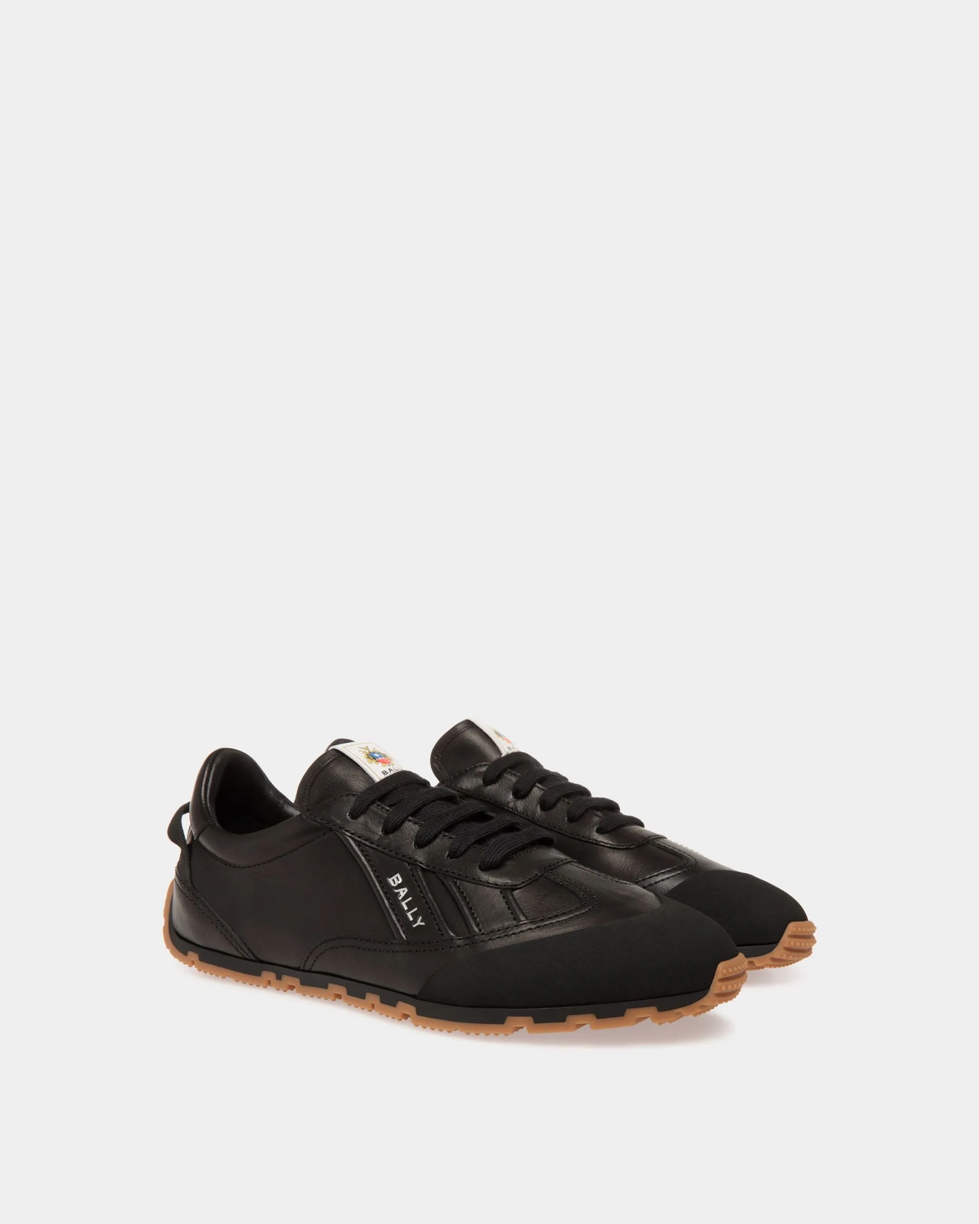 Quarry Sneaker in Black Leather